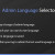 Selecção de Idoma para OpenCart Admin