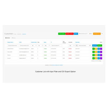 Painel do cliente PRO – Gerenciamento de clientes aprimorado para OpenCart