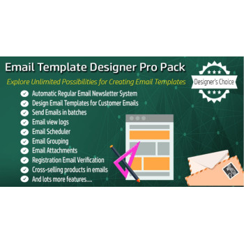Email Template Designer PRO Pack – Automação de e-mail definitiva para OpenCart Email Template Designer PRO Pack – Automação de e-mail definitiva para OpenCart