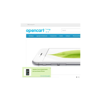 Acabado de adquirir - Alerta pop-up Acabado de adquirir - Alerta pop-up